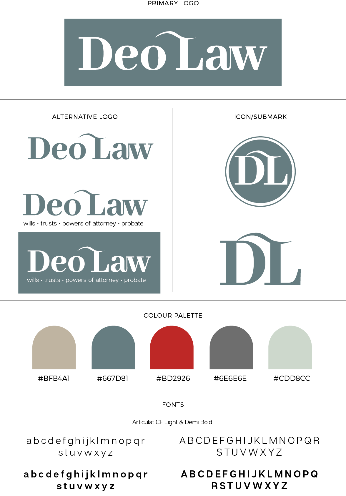 Deo Law Brand Board Deo Law Brand Board
