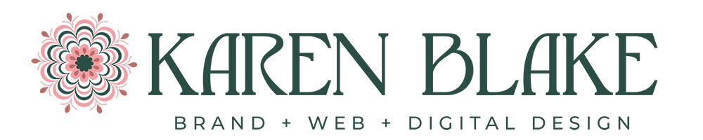 Karen Blake Studios – Brand + web + digital Design